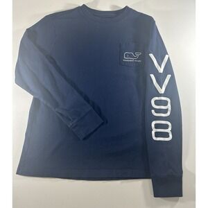 Boys Vineyard Vines American Flag Long sleeve T-shirt VV98 Size M